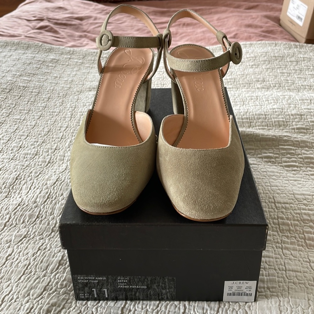 J Crew Maisie ankle strap pumps